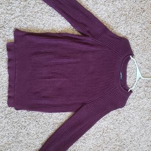 Ellen Tracy, US M, Burgundy Pullover Sweater